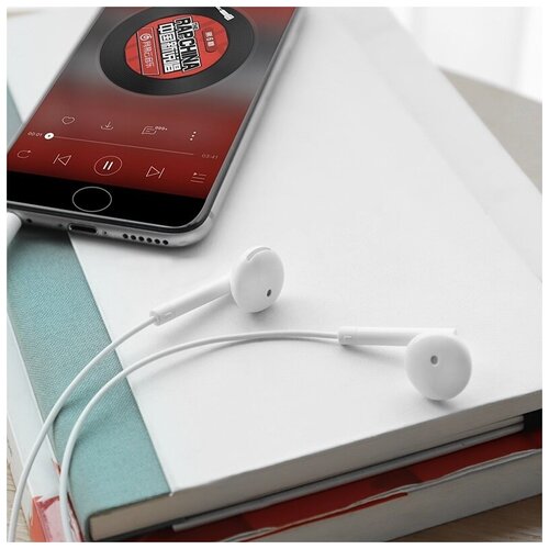 Проводные наушники с микрофоном mini jack 35 мм для телефона вкладыши Гарнитура для Айфона и Андроид 64000₽