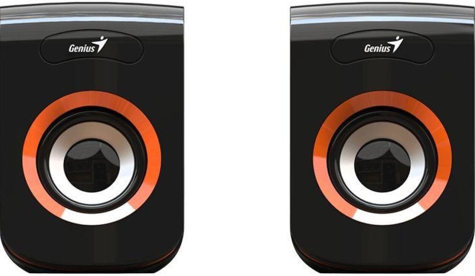 Колонки компьютерные Geinus SP-Q180, 2.0, 2 x 3W RMS, USB-power, Orange