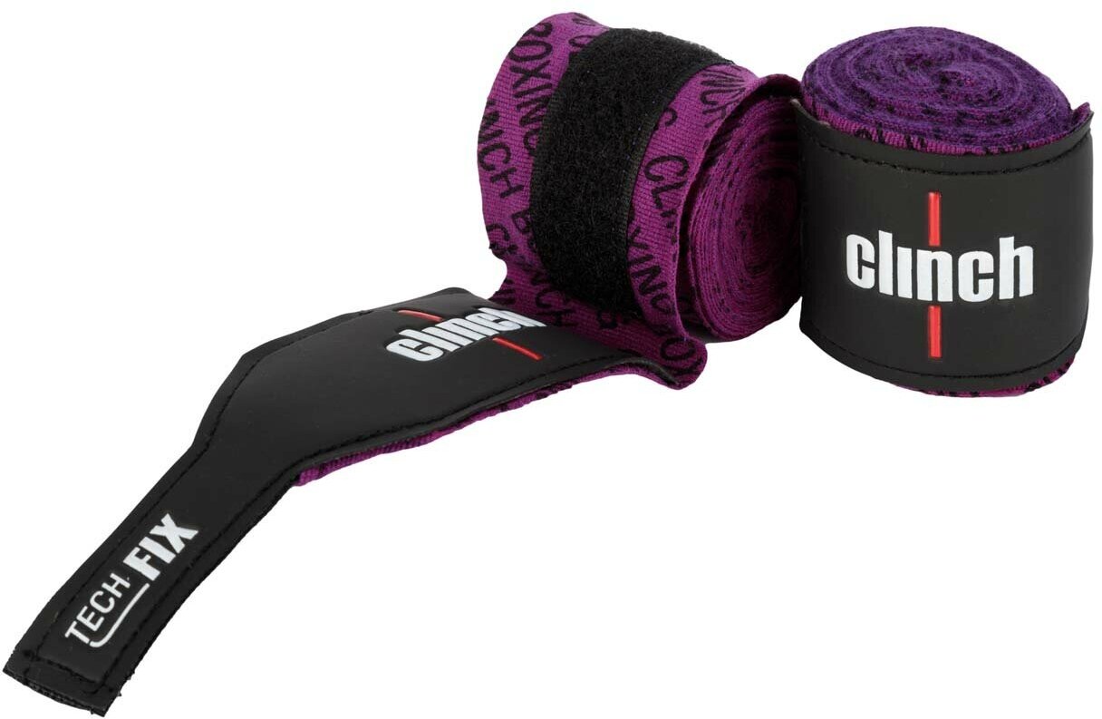 C140 Бинты эластичные Clinch Boxing Crepe Bandage Tech Fix фиолетовые - Clinch - Фиолетовый - 3,5 м.