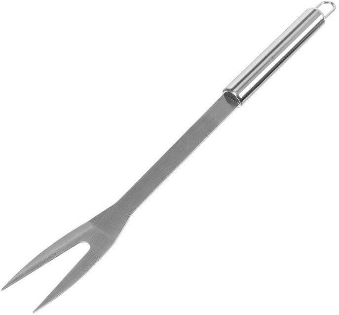 Набор для барбекю: вилка, щипцы, лопатка, нож, кисточка, р. 38,5 см - фотография № 9