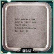 Процессор Intel Core 2 Duo E7500 (2,93 ГГц, LGA 775, 3 Мб, 2 ядра) OEM