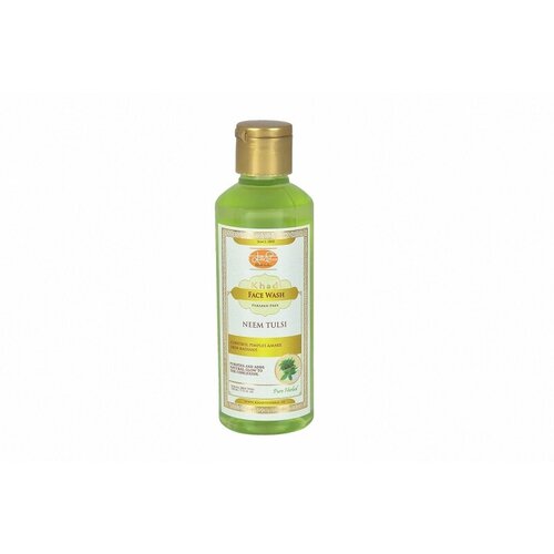 Khadi Face Wash NEEM TULSI, Khadi India (Средство для умывания без парабенов НИМ тулси, Кхади Индия), 210 мл.