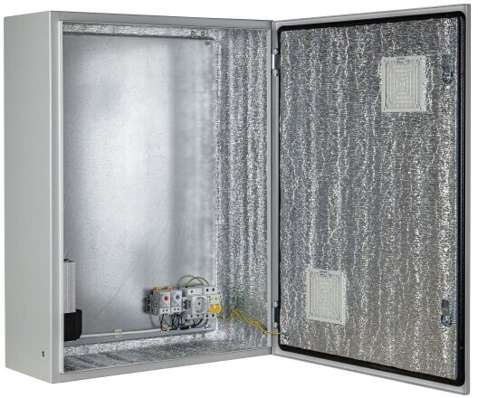 Климатический навесной шкаф Mastermann-5УТПВ-П (Ver. 2.0) с пассивной вентиляцией и обогревом, защитное реле от "холодного пуска"