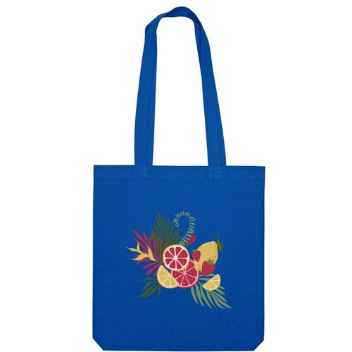 фото Сумка us basic, текстиль, синий