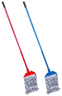 фото Vetta швабра-лентяйка, насадка хлопок 260гр, метал. черенок 110см, пластик