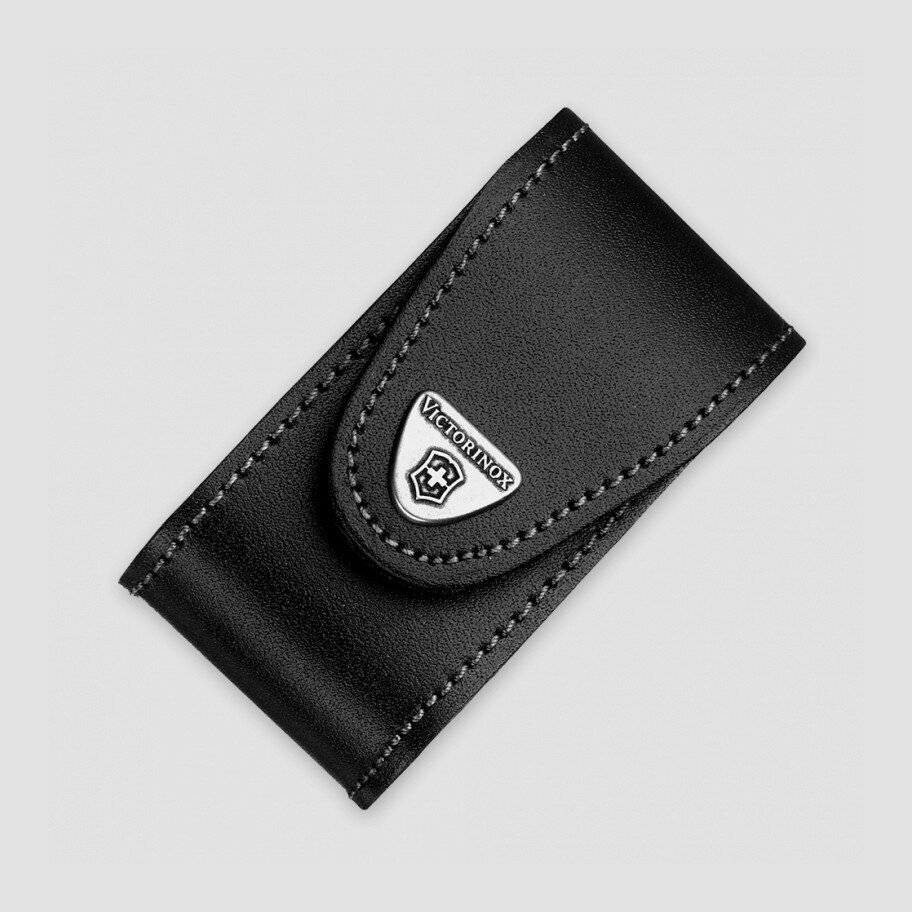 Чехол из нат.кожи Victorinox Leather Belt Pouch (4.0520.3) черный с застежкой на липучке без упаковк - фото №13