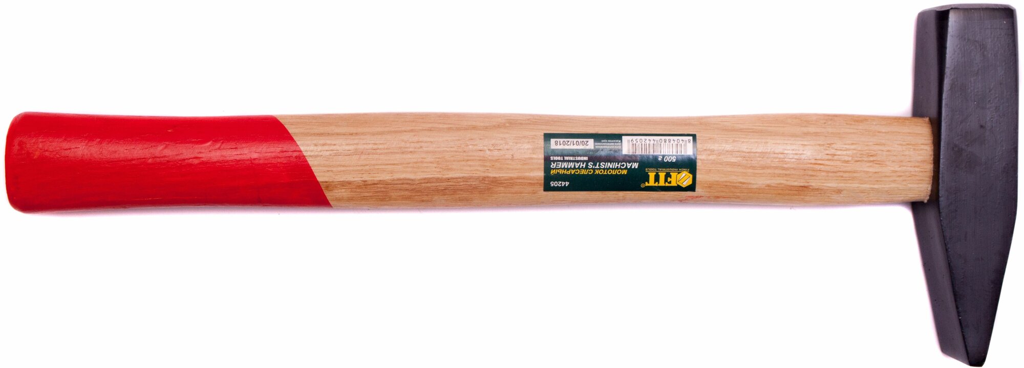 Молоток 500 г деревянная ручка FIT-44205