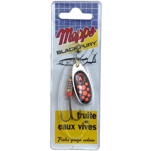 фото Блесна вращ. mepps "black fury orange ag" №4 (8г) блистер