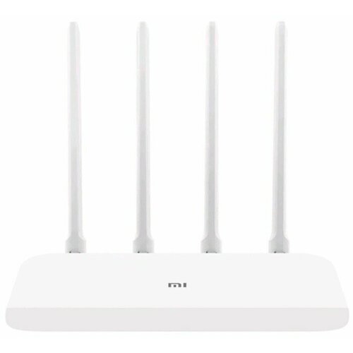 Wi-Fi роутер беспроводной Xiaomi Mi WiFi Router 4 (4A), 10/100 Мбит, белый wi fi роутер xiaomi mi wi fi router 4c cn белый