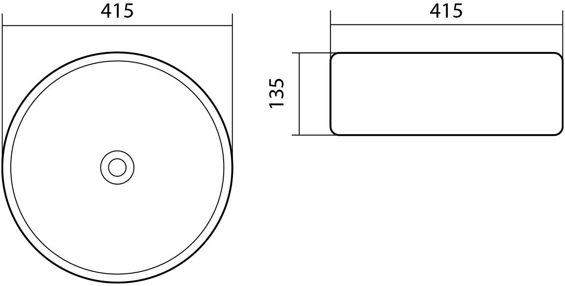 Раковина накладная Aquatek Акватек Европа AQ5558-00 - фотография № 3