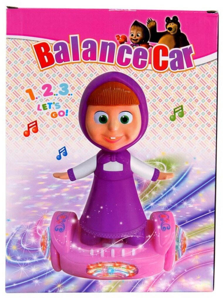 Игрушка на гироскутере со светомузыкой Balance Car Маша