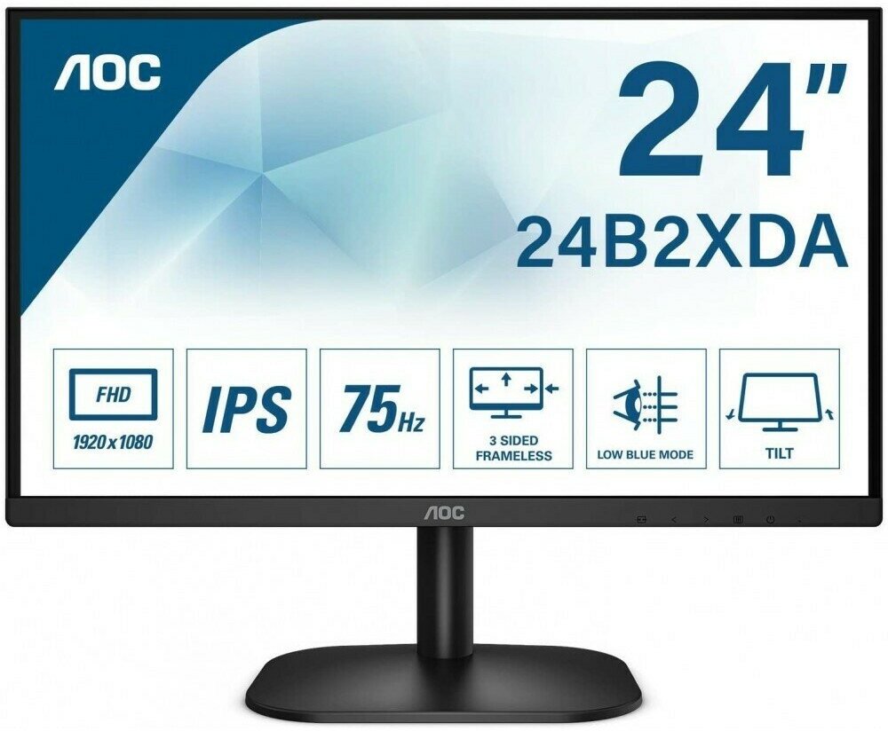 238" Монитор AOC 24B2XDA 1920x1080 75 Гц IPS