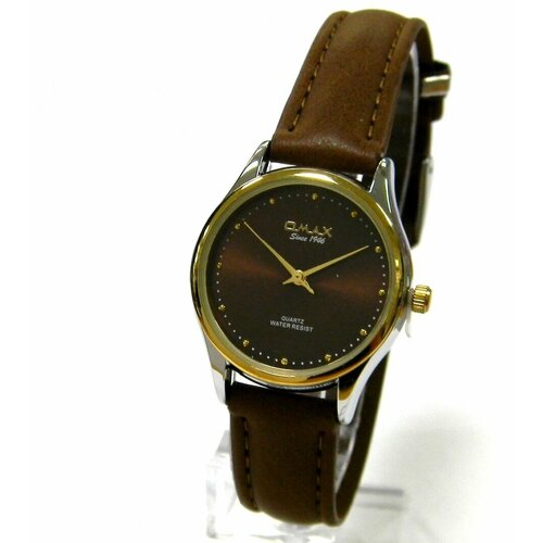 фото Наручные часы omax, серебряный, коричневый