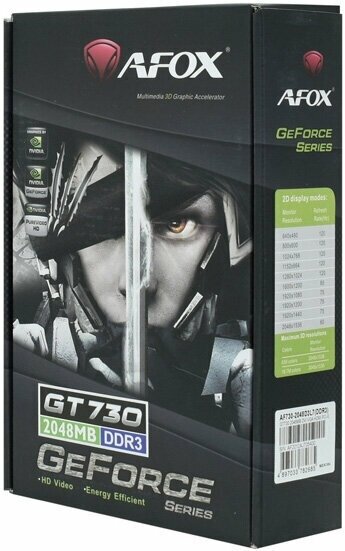 Видеокарта AFOX GeForce GT 730 2GB (AF730-2048D3L6)