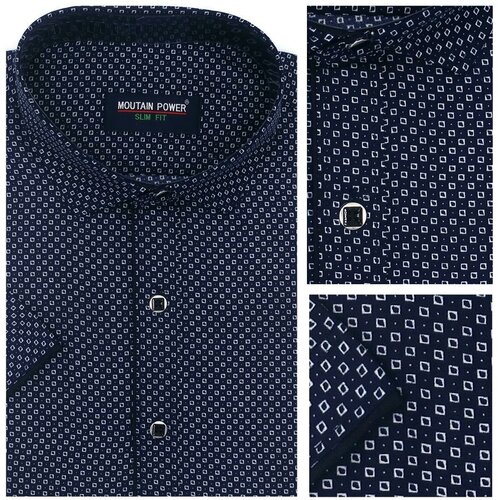 фото Рубашка westcolor, размер m, синий