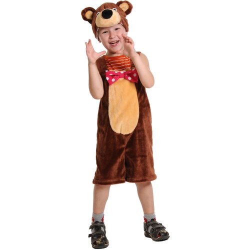 Костюм детский Медведь Цирковой плюш (122-134) костюм детский лисенок ткань плюш 122 134