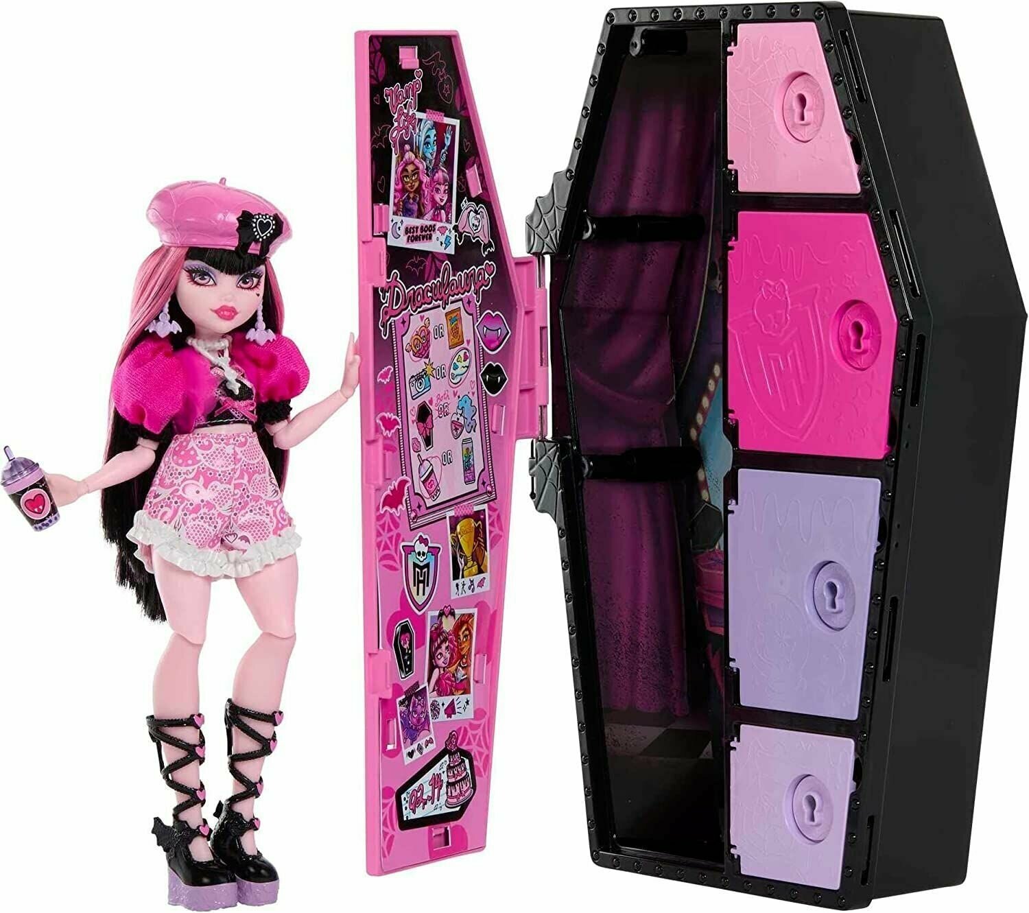 Кукла Monster High Draculaura, Skulltimate Secrets Монстр хай Дракулаура