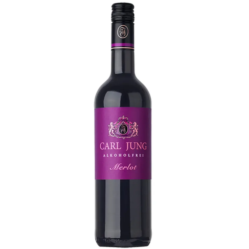 Вино безалкогольное красное полусухое Carl Jung "Merlot" (Мерло) 0,75 л