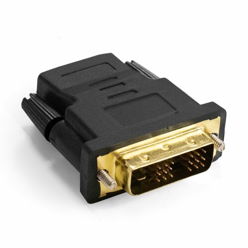 Переходник HDMI-DVI ExeGate EX-A-HDMI-DVI-1 (19F/19M, позолоченные контакты) EX294705RUS exegate переходник ex284925rus переходник hdmi hdmi ex hdmi ffc 19f 19f позолоченные контакты