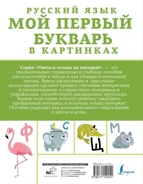 Русский язык. Мой первый букварь в картинках - фото №2