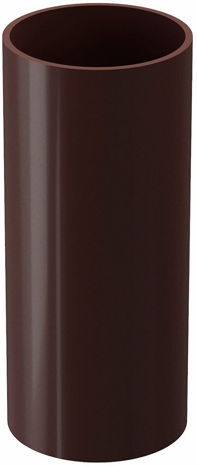 фото Труба водосточная Docke Premium пластиковая d85 мм 3 м каштан RAL 8017