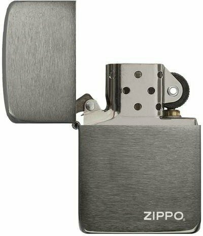 Зажигалка ZIPPO 1941 Replica ™ с покрытием Black Matte, латунь/сталь, чёрная, матовая, 38x13x57 мм