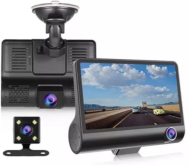 Видеорегистратор Video Car DVR Full HD 1080p с 3-мя камерами