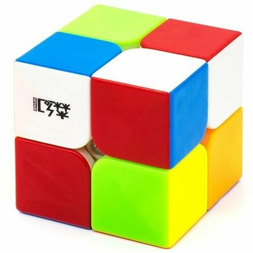 Кубик рубика MoYu 2x2 ZhanLang / Цветной пластик / Головоломка 2х2 набор кубиков рубика для спидкубинга moyu 2x2 5x5 meilong set 2х2 головоломка для подарка цветной пластик