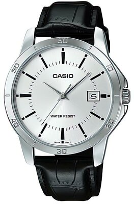 Наручные часы CASIO Collection MTP-V004L-7A, черный, серебряный