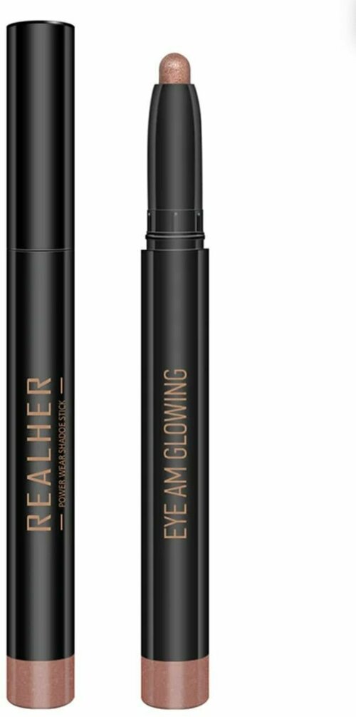 Realher тени для век в стике Eyeshadow Stick in Eye Am Glowing в оттенке rose shimmer