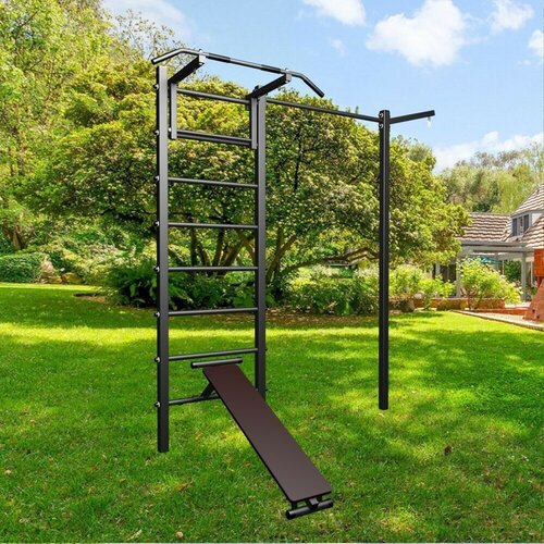 Уличная шведская стенка Sv Sport У435 (ступени Чёрные)