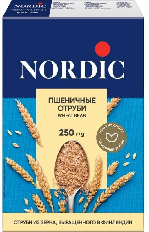 Отруби Nordic пшеничные, 250г