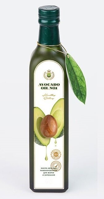 Avocado oil №1 Масло авокадо рафинированное для жарки, 1000 мл