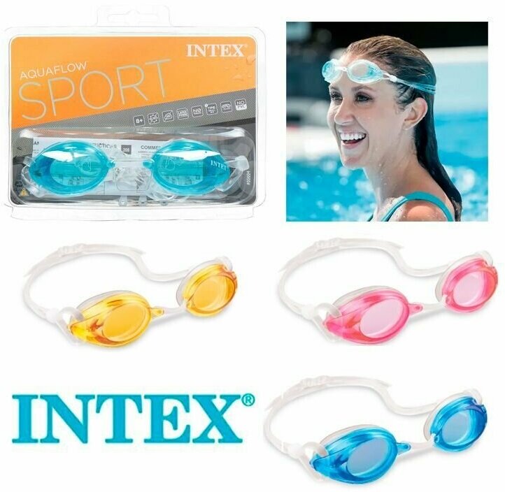 INTEX Очки для плавания Sport Relay микс от 8 лет 55684