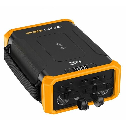 Внешний аккумулятор Power Bank TOPON TOP-X100Pro 96000мAч черныйжелтый 103098 50607₽