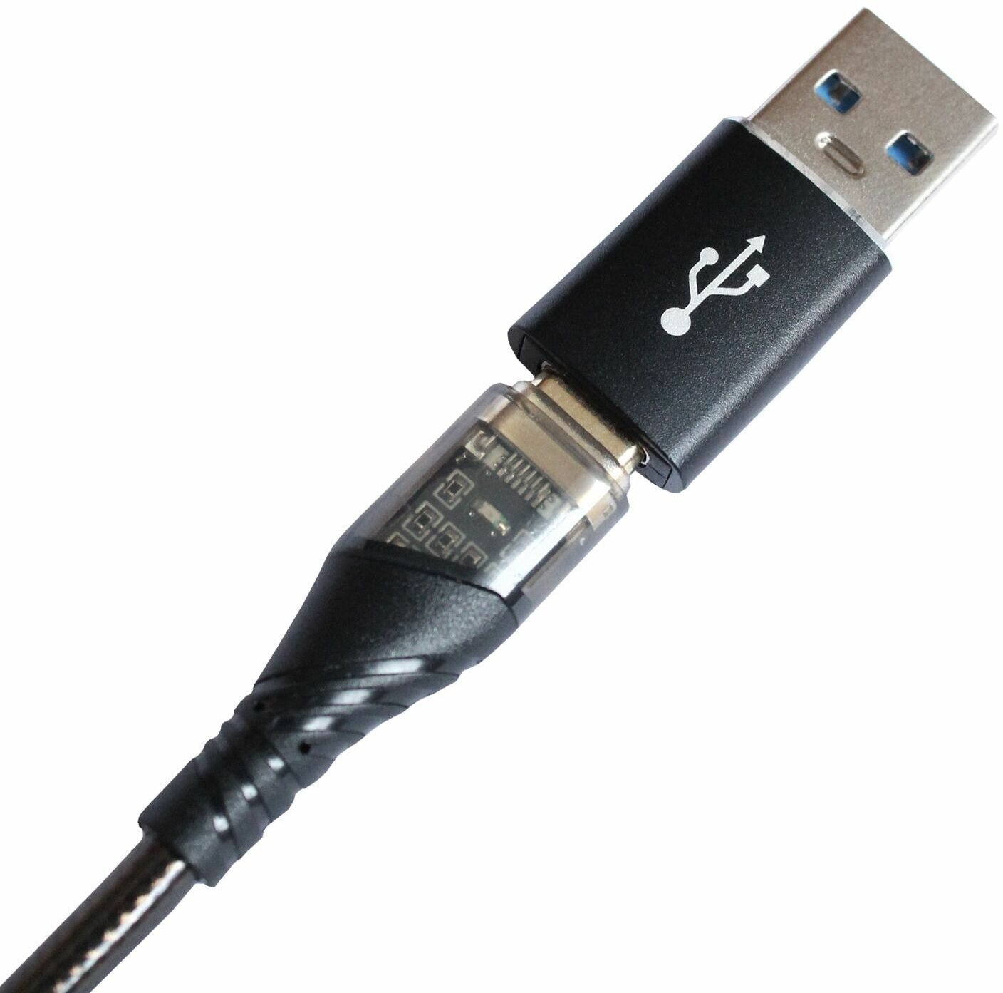 Переходник Jamme с USB 3.0 (папа/выход) на Type-C (мама/вход), Адаптер OTG Type-C для мобильных устройств, планшетов, смартфонов и компьютеров