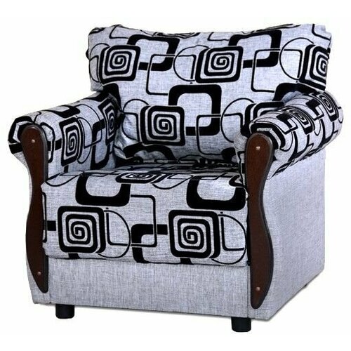 Кресло для отдыха Клайд рогожка квадраты 10030₽