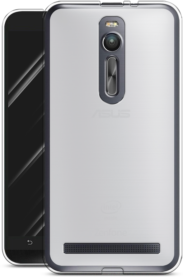 Силиконовый чехол на Asus Zenfone 2 ZE550ML/ZE551ML / Асус Зенфон 2 ZE550ML/ZE551ML, прозрачный