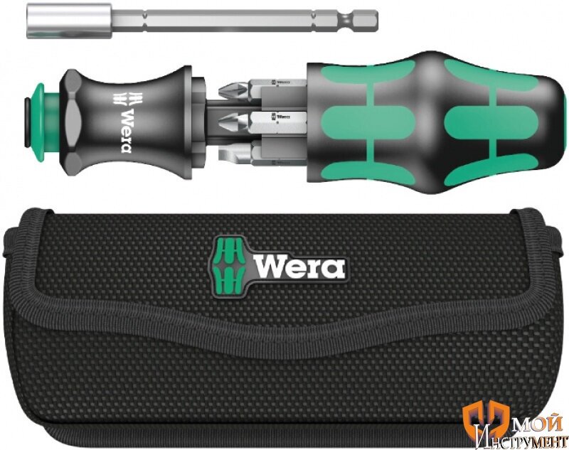 Наборы отверток с битам WERA 134491 Набор Kraftform Kompakt 28 с сумкой WERA