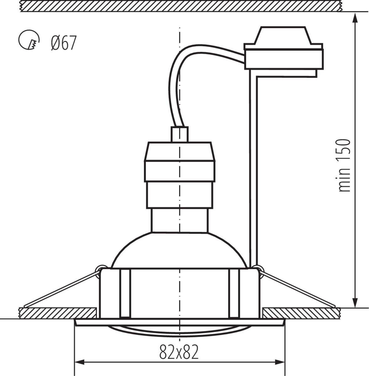 Точечный светильник (в комплекте 3 шт.) Kanlux TRIBIS II L B 23853 - фотография № 3