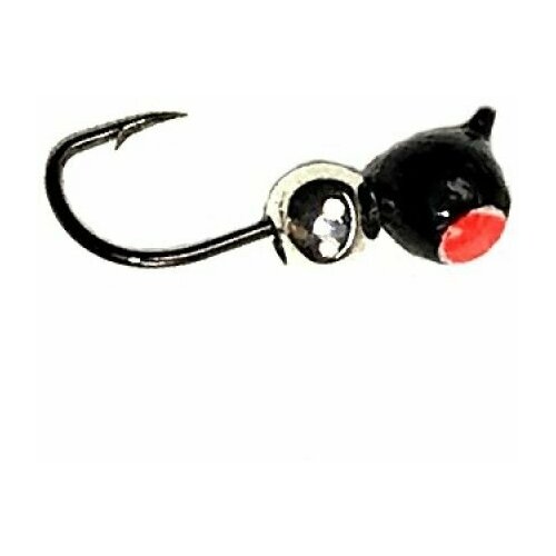 Мормышка вольфрамовая Рефлекс-М 3 Дробь Черн Красн Глаз Шар Серебро 030гр 12 шт 1392₽