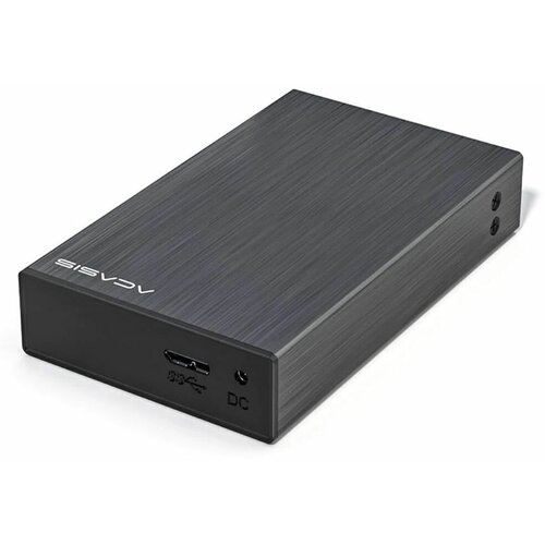 Корпус для двух жестких дисков Acasis DT-S2 USB 3.0, 2x2.5 SATA HDD на 1 TB, серый (черный) корпус для жесткого диска 3 0 2 5 дюйма usb 3 5 sata