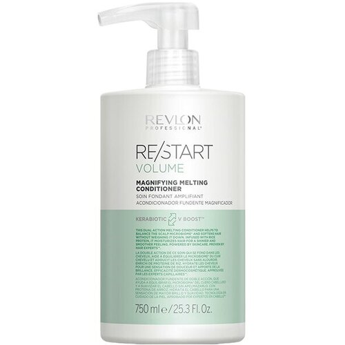 Revlon Restart Volume: Кондиционер для придания объема волосам (Magnifying Melting Conditioner), 750 мл кондиционер придающий волосам объем restart volume magnifying melting conditioner кондиционер 200мл