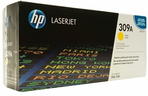 Лазерный картридж Hewlett Packard Q2672A (309A) Yellow