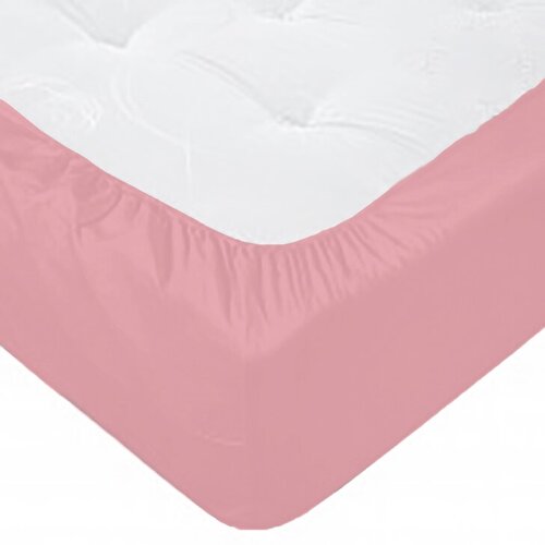 LUXSONIA Простыня поплин на резинке 180*200см, борт 20 см Мр0040-6Брусника