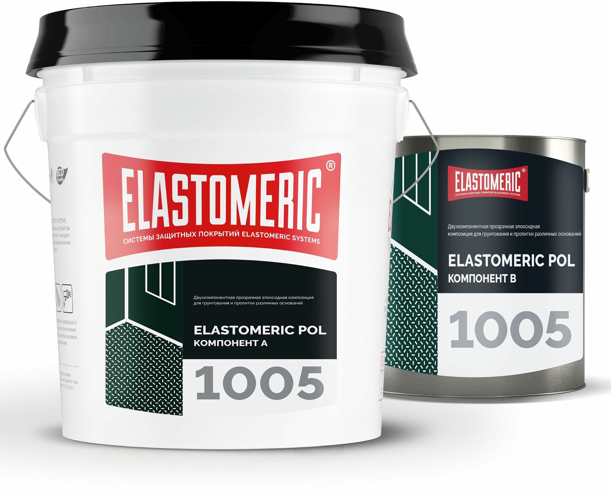 Эпоксидная грунтовка прозрачная ELASTOMERIC POL - 1005