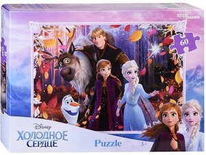 Пазлы Step Puzzle 60 деталей, Холодное сердце, Disney (81240)