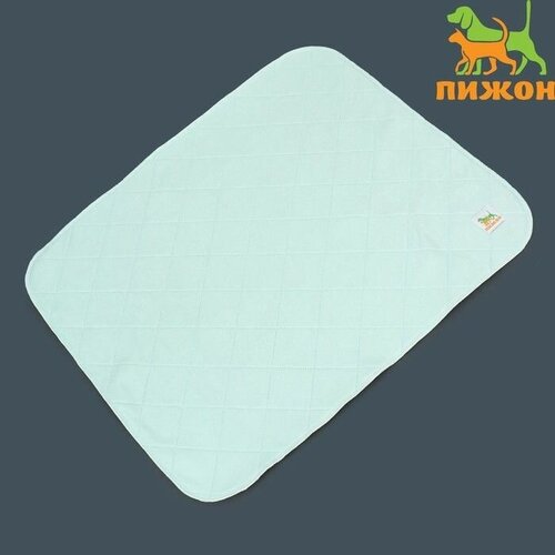 Пелёнка для животных многоразовая впитывающая 70 х 60 см зелёная 1305₽