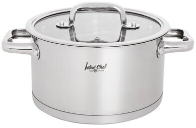 фото Кастрюля нержавейка с крышкой 5,8 л