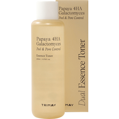 Кислотный пилинг тонер-эссенция с папайей и галактомисисом Trimay Papaya 4HA Galactomyces Peel & Pore Control Toner 200ml